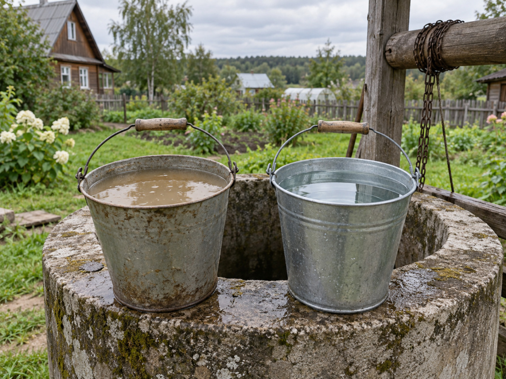 Вода стала мутной